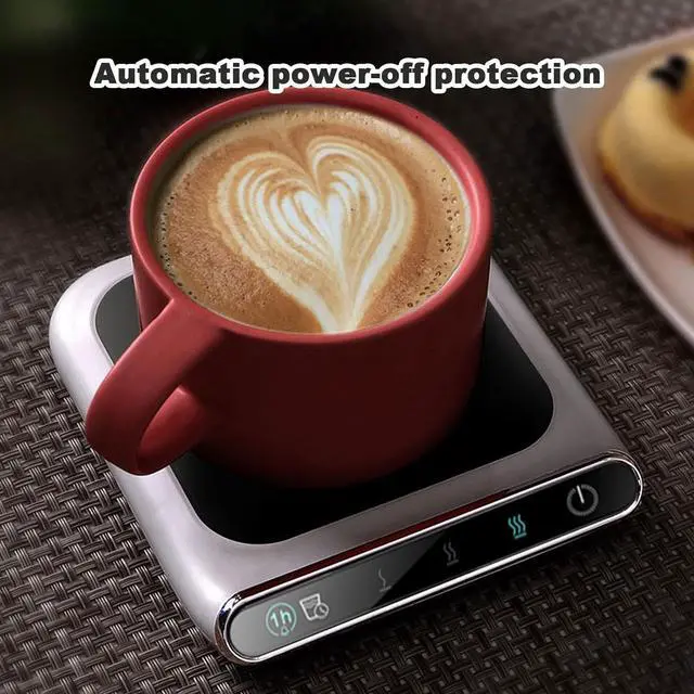 Alt view image 4 of 7 - Coffee Mug Warmer for Desk,Tea Warmer for Desk,Electric Coffee Cup Warmer with 3-Temp Settings,Smart Coffee Warmer for Desk Keep Coffee, Beverage, Hot Chocolate Warm