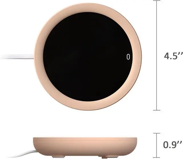 Alt view image 7 of 7 - Coffee Mug Warmer, Microgravity Switch Electric MugCup Warmer for Desk, Electric Beverage Candle Wax Cup Warmer for Hot Tea, Cocoa, MilkMug Warmer for Desk (Green)