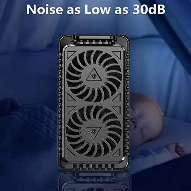 Alt view image 3 of 7 - Mobile Phone Cooler Handheld Radiator Support Most Mobile Phones Cooling Fan Holder Heatsink Stand for Gaming
