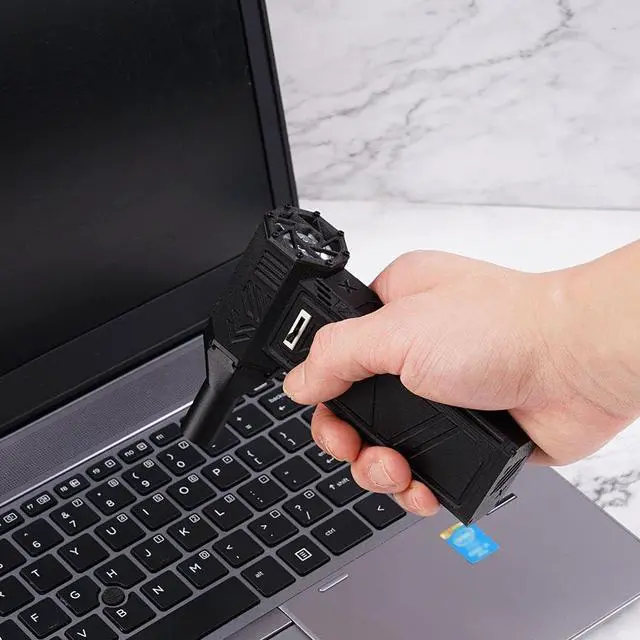Alt view image 7 of 7 - Mini Jet Fan, Jet Dry Blower, 130000 RPM Turbo Powered Mini Portable Blower, Wind Speed 52m/s, for PC Keyboard Electronics Cleaning, Car Dust Cleaning, BBQ Camping
