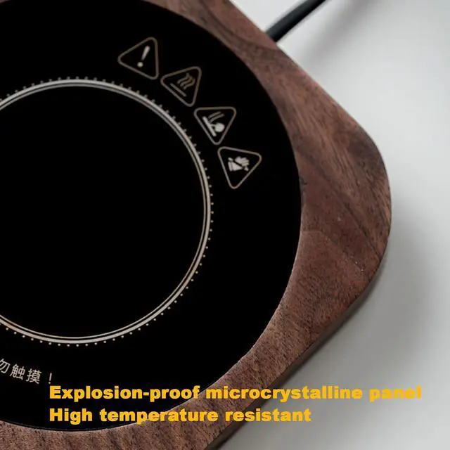 Alt view image 5 of 7 - Coffee Mug Warmer, Cup Warmer for DeskElectronics Coffee Warmer Mug Warmer for Desk, Smart Coffee Cup Warmer for Desk, Beverage Warmer for Tea, Milk, Coffee, Wax and Candle (Square-Shaped)