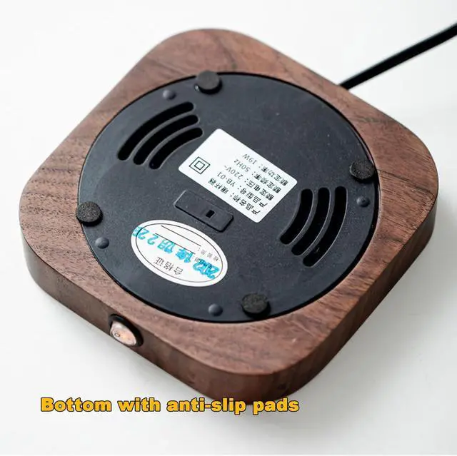 Alt view image 6 of 7 - Coffee Mug Warmer, Cup Warmer for DeskElectronics Coffee Warmer Mug Warmer for Desk, Smart Coffee Cup Warmer for Desk, Beverage Warmer for Tea, Milk, Coffee, Wax and Candle (Square-Shaped)