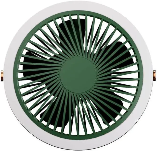 Main image of Creative Small Ceiling Fan, LED Lighting Assist, Portable Outdoor Indoor Hanging Fan Desktop Night Light Mini Multifunctional Small Fan (Color : Green)