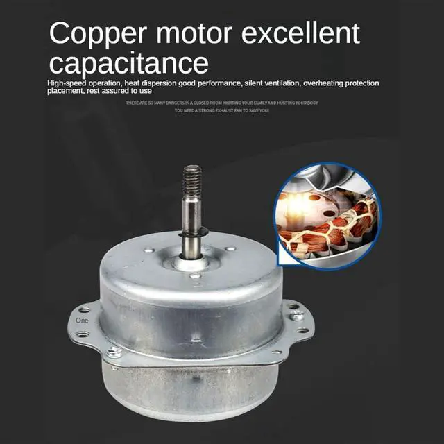 Alt view image 5 of 7 - Ventilation Fan 8/10 inch Industrial Ventilation Fan, High Speed Powerful Ventilation Extractor, Metal Low Noise Commercial Air Extractor Fan ventilating Fan(Color:EU,Size:8inch)