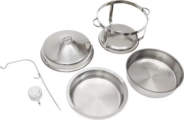 Alt view image 6 of 6 - 9.5QT Stainless Steel Chafing Dish Buffet Set, Alcohol Fuel Food Warmer for Parties, Catering, & Events (Silver)