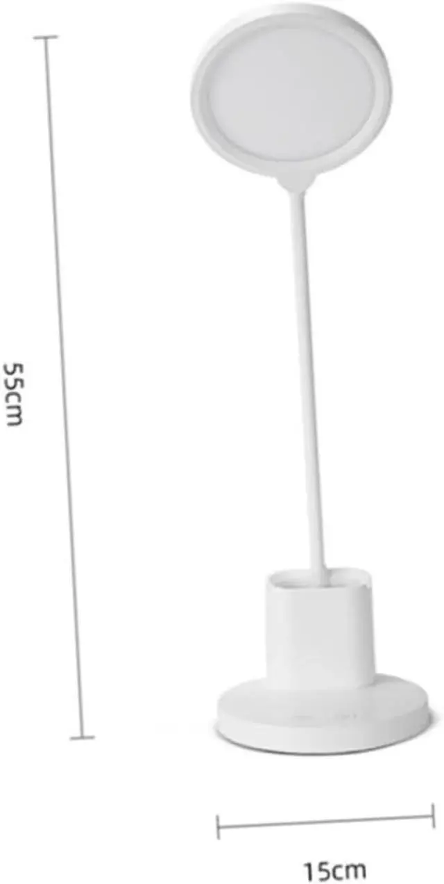 Alt view image 2 of 7 - Touch Screen Led Desk Lamp Reading Lamp Portable Battery Operated Led Reading Light Storage Container