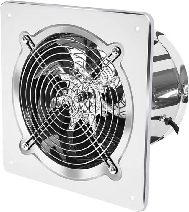 Main image of Ventilation Fan 6''7''8'' Booster Fan Extractor Exhaust Fan Ventilation Pipe Fan for Bathroom Toilet Kitchen Wall Window Stainless Steel Ventilation Fan ventilating Fan(Color:6inch),
