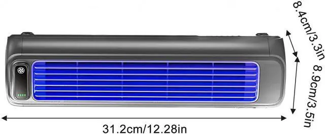 Alt view image 3 of 6 - Outfany Cooling Ace, Portable Outfany Cooling Ace 3.0 Quiet, with 3 Speeds LED Display, Sherum Cooling Ace 2.0 USB Charging, 24h Long-Lasting Battery Life -0203,Apricotwhite-25