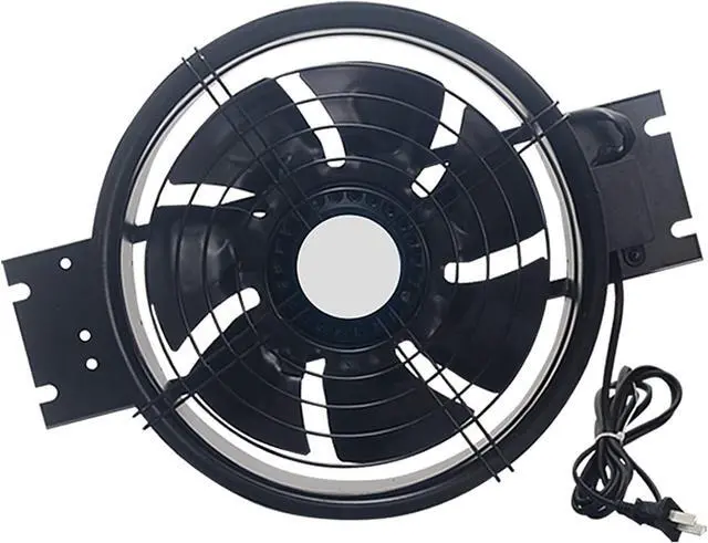 Main image of Ventilation Fan Outer Rotor Axial Fan Exhaust Fan Kitchen Ventilation Fan Oil Fume Exhaust Fan with 7 Fan Blade Powerful Exhaust Fan with Plug, Low Noise ventilating Fan(Color:12 Inch)