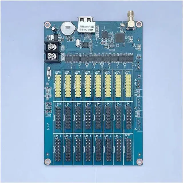 Alt view image 2 of 5 - HD-W64A Monochrome LED Panel LED Display Motherboard Pixel Display USB Port HUB08 HUB12 Motherboard