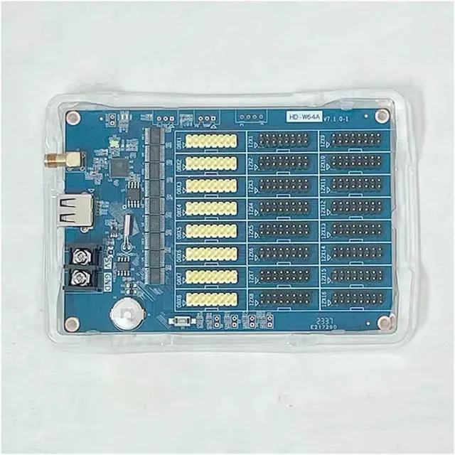 Alt view image 3 of 5 - HD-W64A Monochrome LED Panel LED Display Motherboard Pixel Display USB Port HUB08 HUB12 Motherboard