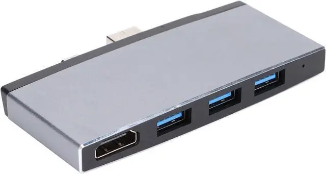 Main image of 6 in 1 USB 3.0 Expansion Dock, Multifunctional 4K High Definition Adapter, Durable Lightweight Design, Wide Compatibility for Flash Disks, Mouse, Keyboard and More Grey