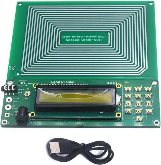 Alt view image 3 of 7 - DC5V 7.83Hz Low Frequency Generator 0.01-30000Hz Resonator Sound Frequency Machine for Computers and Offices Durability