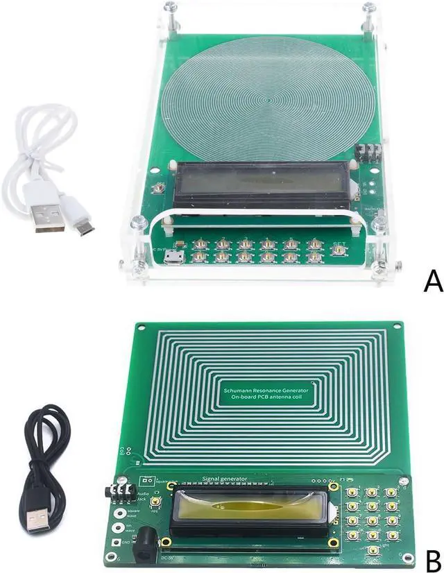 Alt view image 6 of 7 - DC5V 7.83Hz Low Frequency Generator 0.01-30000Hz Resonator Sound Frequency Machine for Computers and Offices Durability