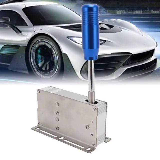 Alt view image 5 of 7 - USB Sequential Shifter, PC Sim Racing Game Shifter for 11 10 7 for L G25 G27 for for T500 Racing Wheel (Blue)