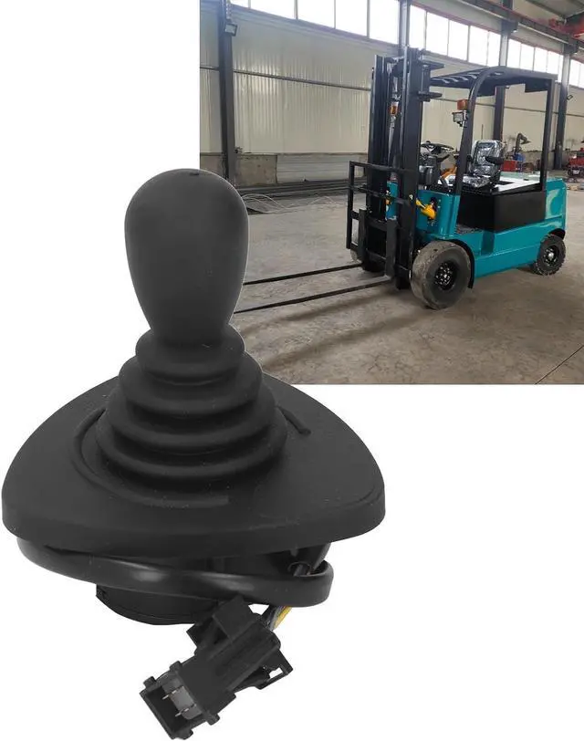 Alt view image 5 of 7 - Universal Alloy Steel Forklift Joystick Handle Accurate Control Lever Tractors