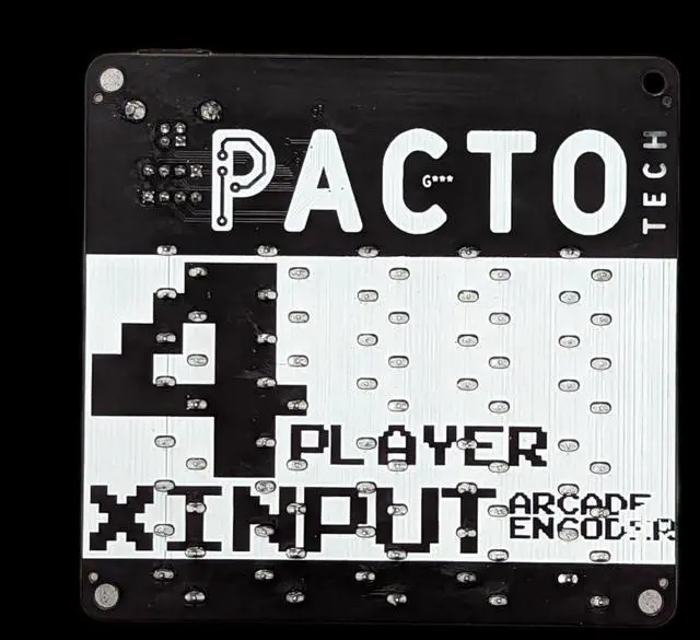 Alt view image 3 of 7 - Pacto Tech 4000T - 4 Player Arcade Encoder for PC (Xinput Protocol)