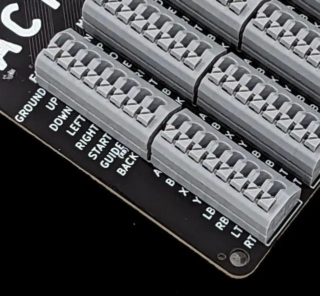 Alt view image 4 of 7 - Pacto Tech 4000T - 4 Player Arcade Encoder for PC (Xinput Protocol)