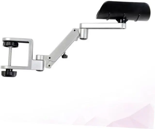 Alt view image 5 of 7 - TEHAUX Computer Bracket Wrist Rest Aluminum Arm Support Ergonomic Design for Keyboard Mouse Pad