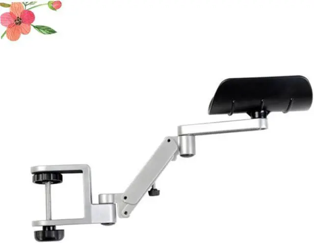 Alt view image 6 of 7 - TEHAUX Computer Bracket Wrist Rest Aluminum Arm Support Ergonomic Design for Keyboard Mouse Pad