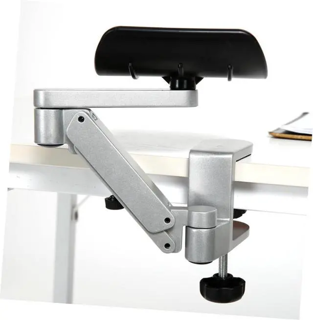 Alt view image 7 of 7 - TEHAUX Computer Bracket Wrist Rest Aluminum Arm Support Ergonomic Design for Keyboard Mouse Pad