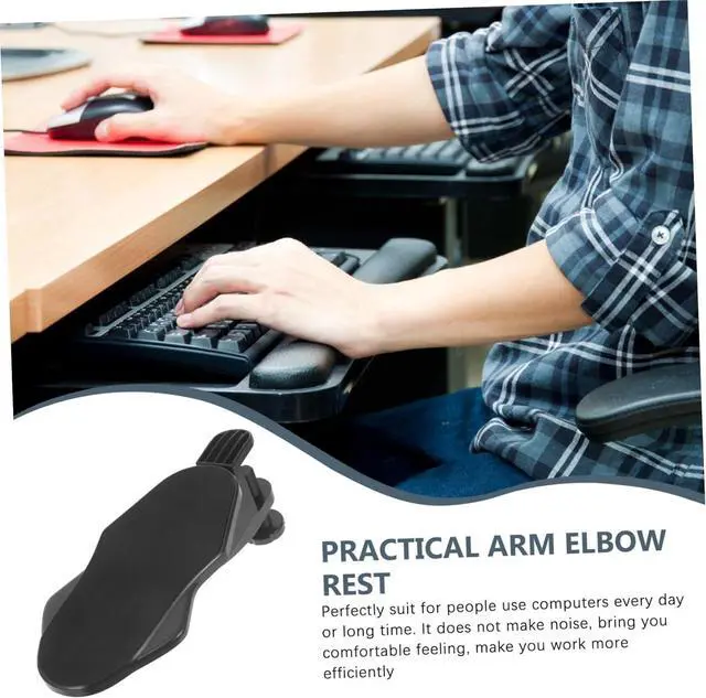 Alt view image 2 of 7 - jojofuny 5pcs Computer Arm Rest Desk Support Ergonomic Wrist Rest for Elbow Relief Lightweight and Portable Mouse Pad Arm for Office and Gaming Use
