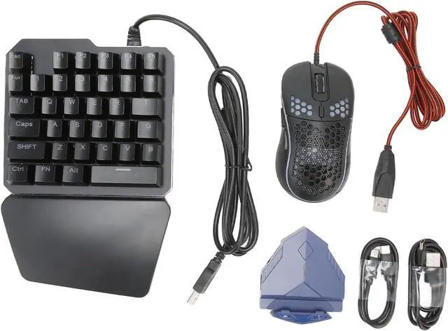 Alt view image 5 of 7 - Mobile Game Combo PackWired Gaming Keyboard Mouse Converter Mobile Game Accessories for Android for iOS