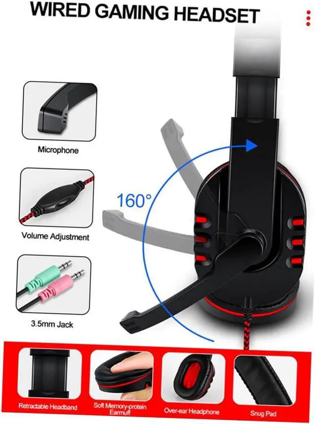 Alt view image 7 of 7 - Homoyoyo USB Mouse and Keyboard RGB Backlit Keyboard Headphone and Mouse Ergonomic Design Easy Installation