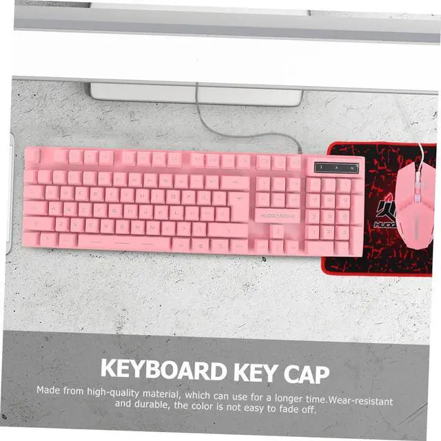 Alt view image 2 of 7 - Uonlytech 1set Wired Gaming Keyboard Mouse Headset Set Lighting Ergonomic Design for Office and Home Use