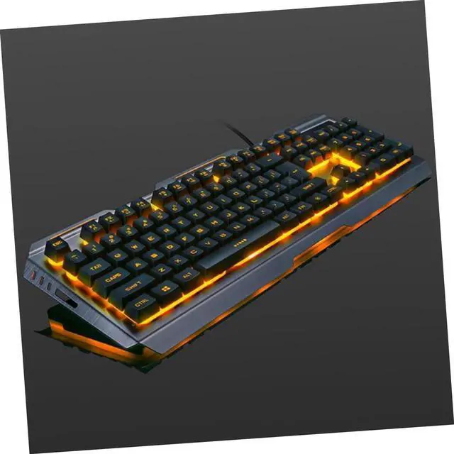 Alt view image 4 of 7 - Ergonomic Mechanical Keyboard Mouse Set Led Backlight USB for Gaming Tungsten