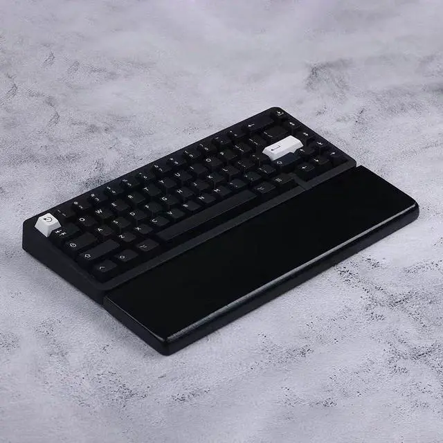 Alt view image 4 of 5 - Wrist Rest Black and White Quartz Keyboard Hand Rest Comfortable Palm Rest Wrist Rest for Office, Laptop, Computer and Gaming, Comfortable Typing Wrist Pad(A,30cm)