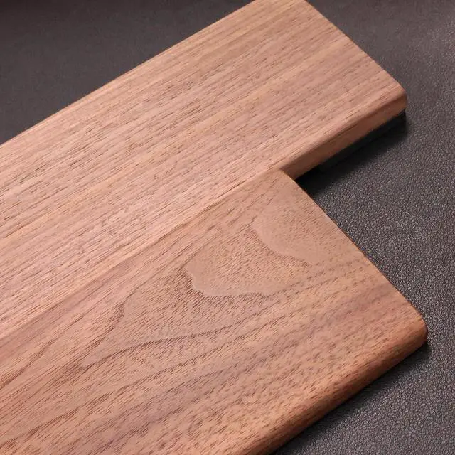 Alt view image 6 of 6 - Wrist Rest Wooden Keyboard Tray Solid Wood Keyboard Tray Wrist Rest Wrist Pad Suitable for Office, Laptop, Computer and Gaming, Comfortable Typing Wrist Pad(36cm)