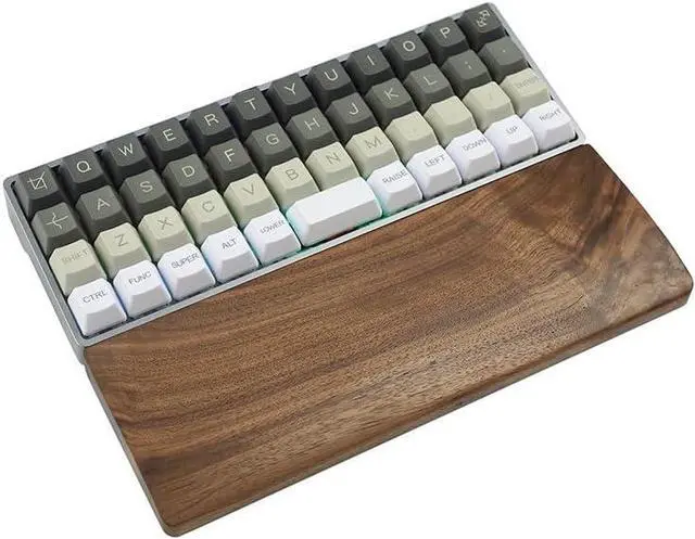 Main image of Wrist Rest Wooden Keyboard Palm Rest, One-Hand Wooden Wrist Rest to Support Wrist, Solid Wood Comfortable Palm Rest, Suitable for Office, Game, Home, Office Wrist Pad