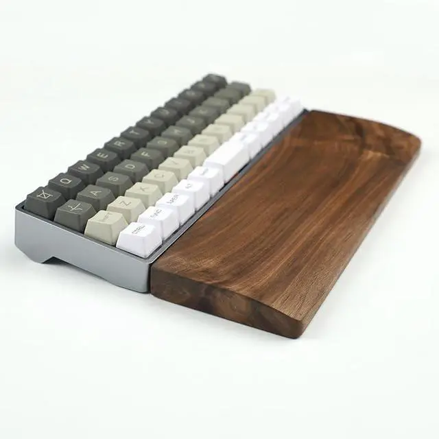 Alt view image 2 of 4 - Wrist Rest Wooden Keyboard Palm Rest, One-Hand Wooden Wrist Rest to Support Wrist, Solid Wood Comfortable Palm Rest, Suitable for Office, Game, Home, Office Wrist Pad