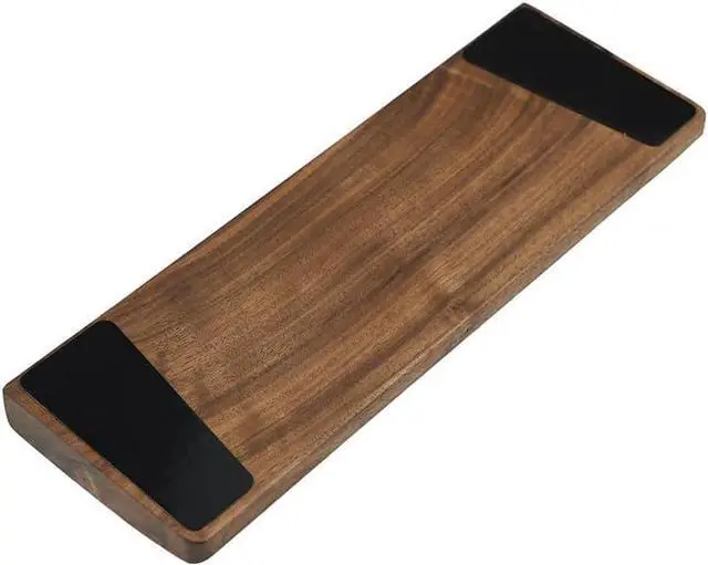 Alt view image 3 of 4 - Wrist Rest Wooden Keyboard Palm Rest, One-Hand Wooden Wrist Rest to Support Wrist, Solid Wood Comfortable Palm Rest, Suitable for Office, Game, Home, Office Wrist Pad