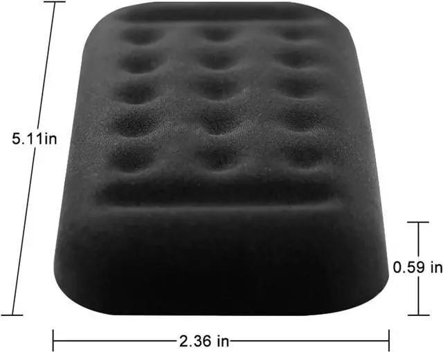 Alt view image 2 of 6 - Wrist Rest Ergonomic Memory Foam Gel Wrist Rest Gaming Mouse Pad Bracers Hand Mousepad Gamer Large Keyboard Mat Wrist Pad(D)