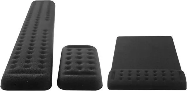 Alt view image 4 of 6 - Wrist Rest Ergonomic Memory Foam Gel Wrist Rest Gaming Mouse Pad Bracers Hand Mousepad Gamer Large Keyboard Mat Wrist Pad(D)