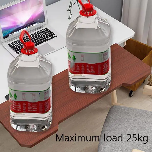 Alt view image 3 of 4 - LKP 26x10 Inch Desk Extender Armrest Shelf, Keyboard Tray Support, Ergonomic Arm Rest for Desktop, Table Mount Support Elbows and Forearms