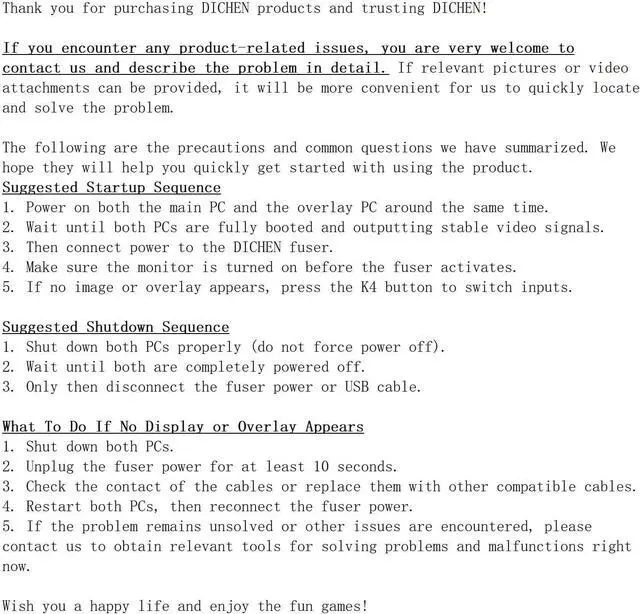 Alt view image 2 of 4 - DICHEN DMA Fuser Combiner Display Overlay Adapter,2K 144Hz HD Multimedia Interface Synthesizer,HDMI Input Output,Lossless Transmission,Aluminum Alloy Material Supply for Gaming and Video Conferencing