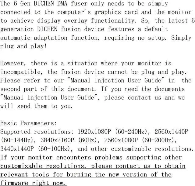 Alt view image 3 of 4 - DICHEN DMA Fuser Combiner Display Overlay Adapter,2K 144Hz HD Multimedia Interface Synthesizer,HDMI Input Output,Lossless Transmission,Aluminum Alloy Material Supply for Gaming and Video Conferencing