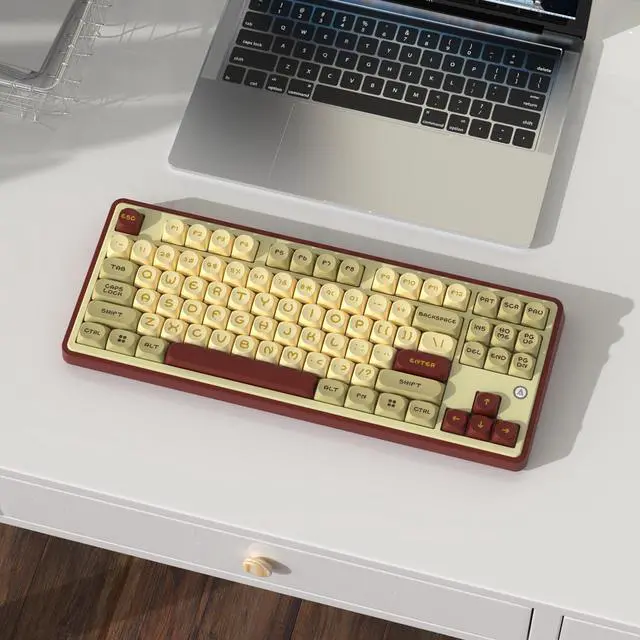 Alt view image 7 of 7 - DAIDAI×AJAZZ AK870 TKL 87-Key Gasket Structure Full-Key Hot-Swappable Mechanical Keyboard Type-C/2.4G/BT 5.1, 4000mAh Battery, MOA Keycap South-Facing RGB, for Windows/MAC.