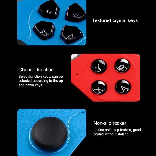 Alt view image 6 of 7 - X12 Plus 7 inch Video Game Console Handheld Portable MP5, Built in 1000 Games,16GB Memory, Nostalgic Arcade Game Console with Joystick,Support GBC/GBA/NES/MD/SMC/SFC