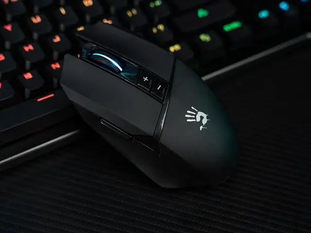 Alt view image 5 of 5 - Bloody R36 Ultra Dual Mode Wireless Gaming Mouse - 12000 CPI, PAW3313 Sensor, 1ms Wireless Transmission, 7 Programmable Buttons, up to 75 Hours Playtime, RGB Lighting, for Esports and Gaming