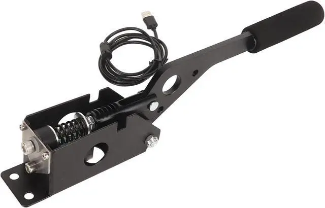 Alt view image 7 of 7 - Zopsc 64 Bit USB PC Handbrake, PC Racing Game USB Handbrake for G27 G29 G920 G923 T500 T300, 51in USB Cable Simulate Linear E Handbrake for Racing Games [video game]