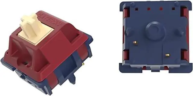 Alt view image 3 of 7 - Gateron Quinn Keyboard Switches,Tactile 5-Pin Factory Pre-lubed 59gf Switches Suitable for MX Mechanical Gaming Keyboards (108PCS)