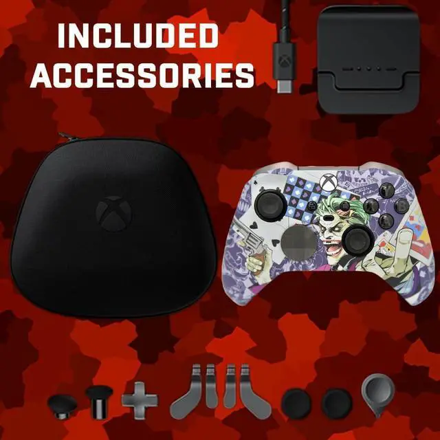 Alt view image 4 of 4 - Elite 2 Custom Controller for PC, Windows 10+ Series X/S & One (Crazy Cards)