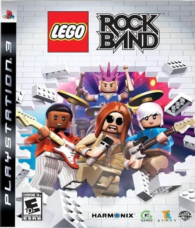 Alt view image 3 of 3 - Wireless Guitar Controller for use with PS3 and PC (Compatible with Rock Band & Guitar Hero Games) + Lego Rock Band Video Game Bundle Set PC