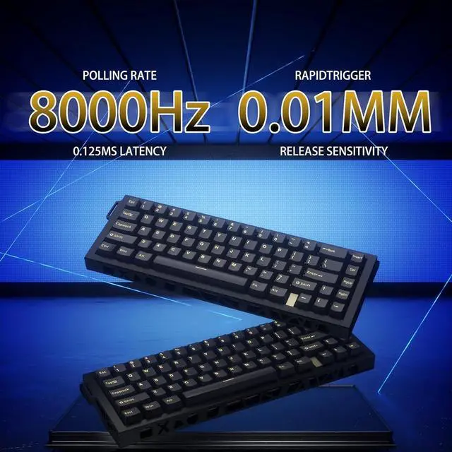 Alt view image 7 of 7 - kutethy KY67 Pro Gaming Keyboard, 65% RGB Hall Effect Keyboard, 67 Keys with Gateron Magnetic Switches, Rapid Trigger, Adjustable Actuation