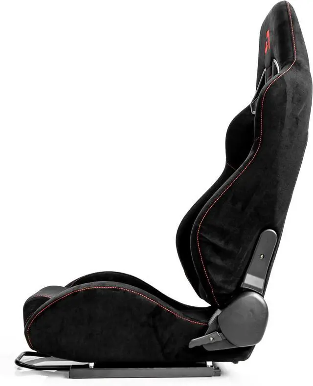 Alt view image 5 of 7 - CS-Pro Modular Simracing Cockpit Esports Game Accessories Classic Racing Seats, Adjustable Suede Universal Seats Compatible with Thrustmaster, Fanatec, Moza on PC, Xbox and PS