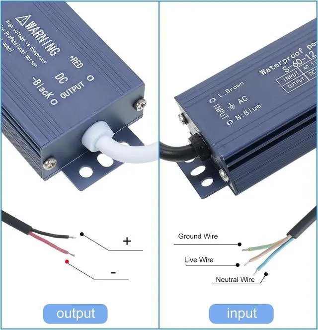 Alt view image 4 of 6 - 12V 250W IP67 Aluminum Alloy LED Power Supply for Lighting and Signage